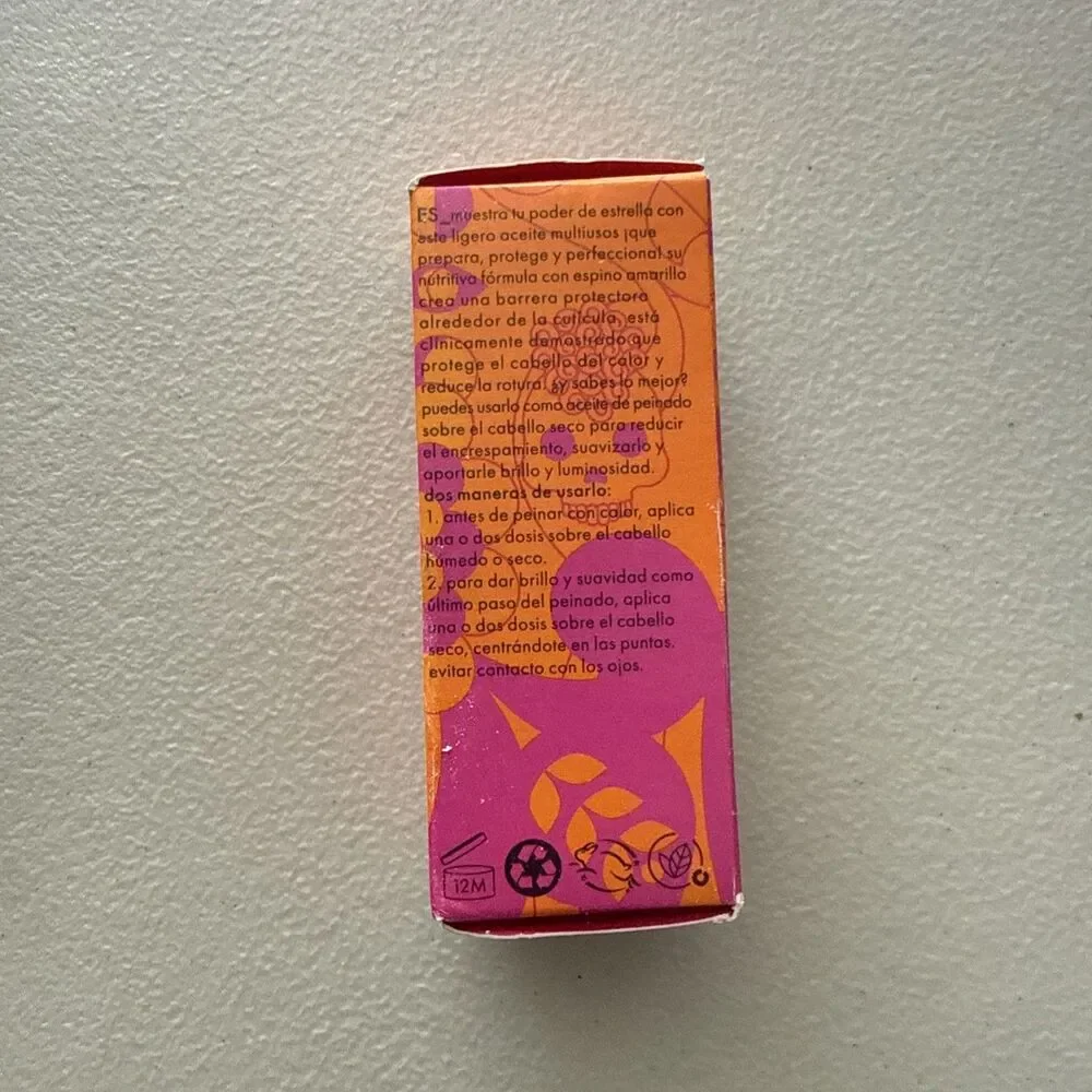 amika Superfruit Star Lightweight Hair Styling Heat Defense Oil All Hair 0.67oz